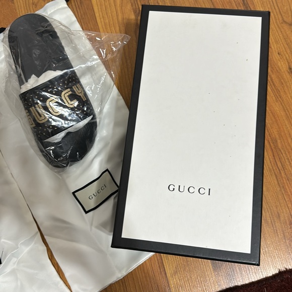 T. SUPREME GUCCI "GUCCY" SEGA STAR/MIR.SO NERO ORO - Picture 7 of 7